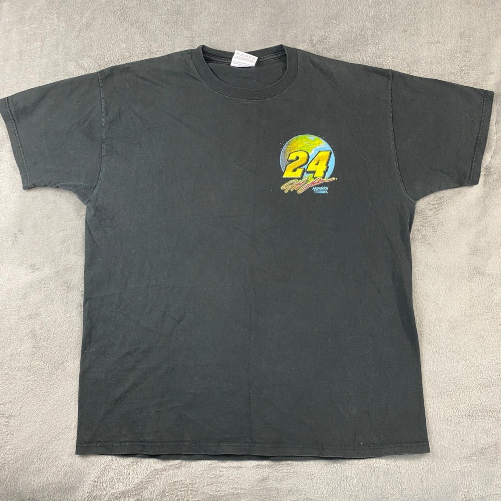 VTG Jeff Gordon Competitors View T-Shirt XL Black 1999 NASCAR Racing 24 Graphic